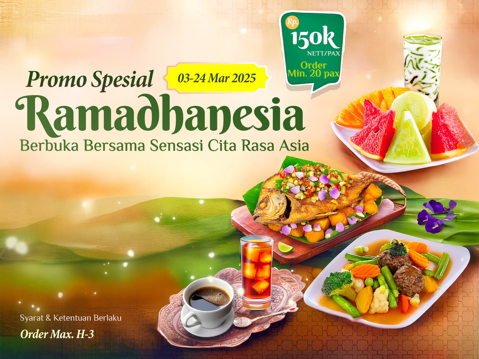 RAMADHANESIA: Promo Buka Puasa Bersama 150 ribu/pax